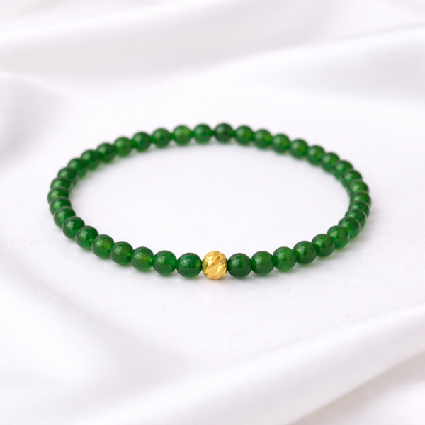 Мини Гривна от Зелен Авантюрин за Изцеление и Късмет