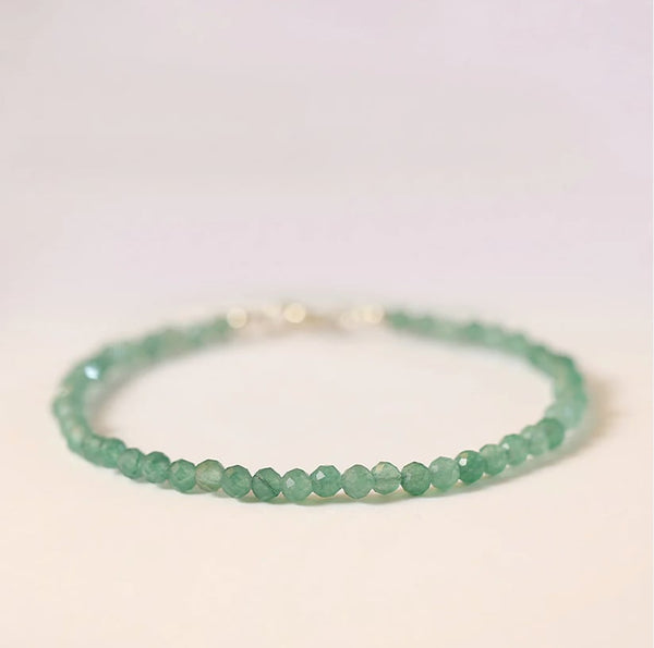 Мини Гривна от Зелен Авантюрин за Изцеление и Късмет