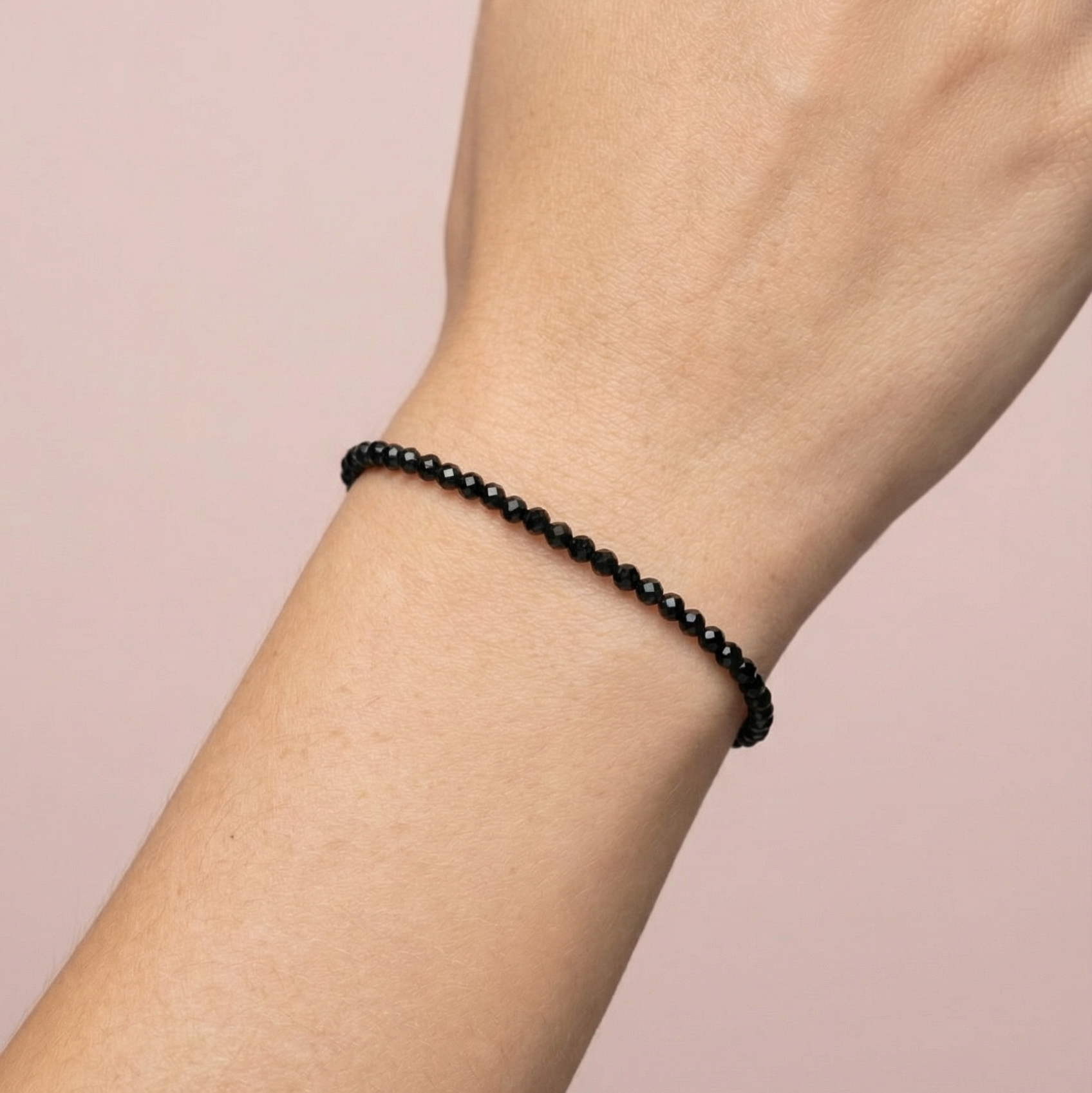 Мини Гривна за Лична Защита от Черен Турмалин