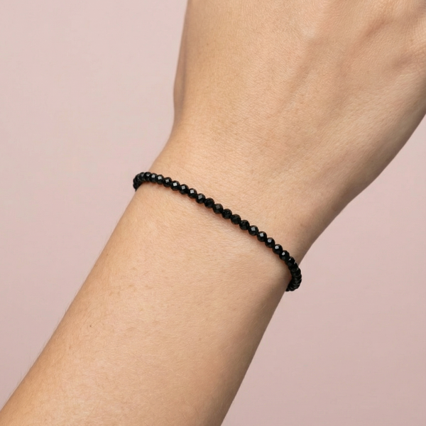 Мини Гривна за Лична Защита от Черен Турмалин