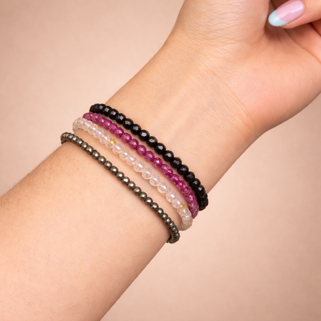 Гривни от Цитрин, Пирит и Турмалин и Рубин