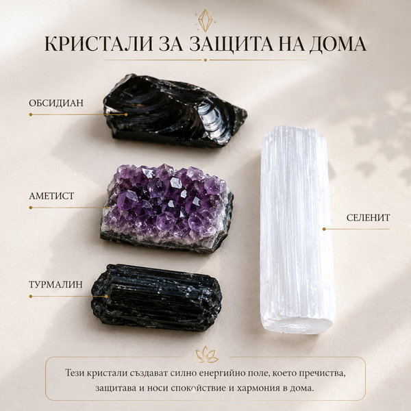 Кристали за Защита на Дома