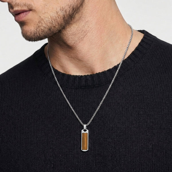 Мъжки Амулет за Просперитет от Тигрово Око