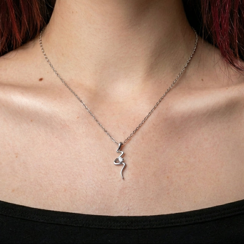 Колие ЗМИЯ от Неръждаема Стомана