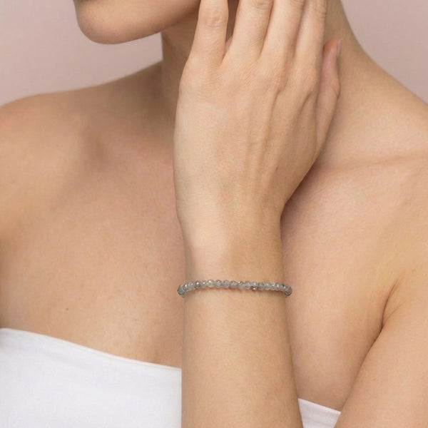 Мини Гривна от Лабрадорит за връзка с Висшия Аз