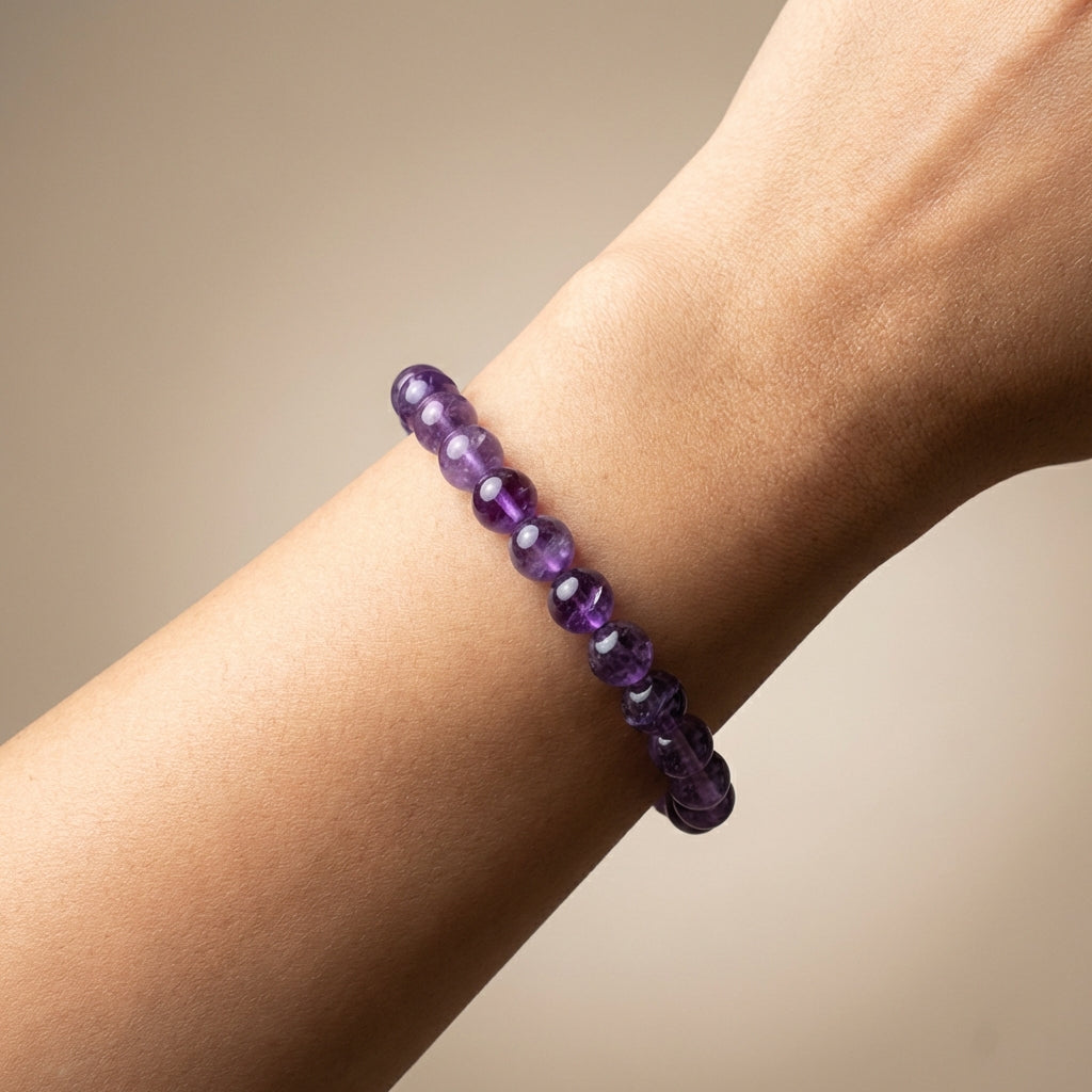 Гривна от Аметист за Повишаване на Интуицията