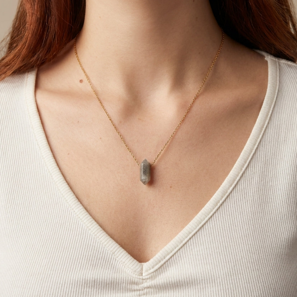 Колие от Лабрадорит - Пробуждане | Gold