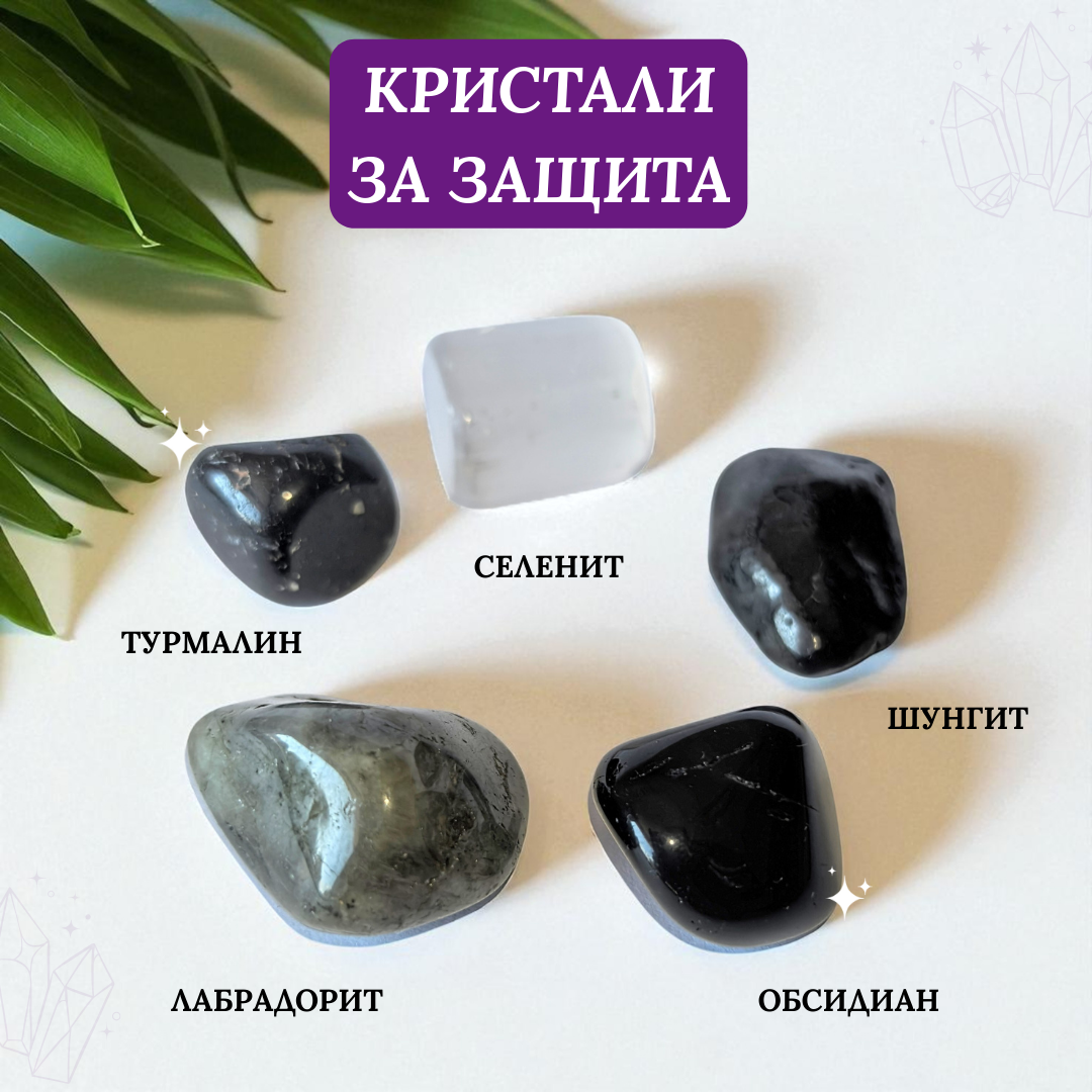 Комплект Кристали - Енергийна броня