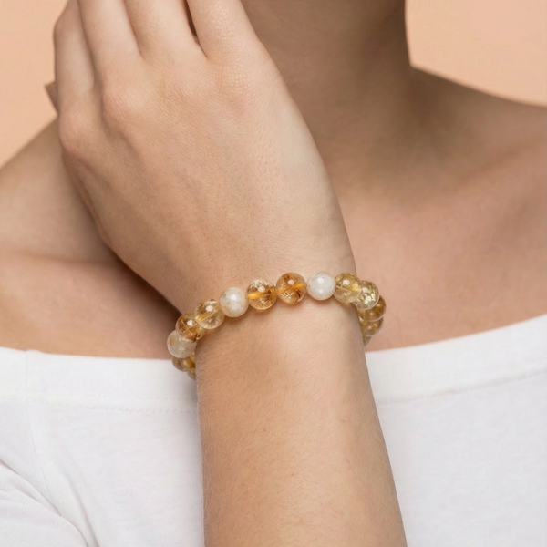 Гривна от Цитрин за Привличане на Пари