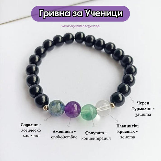 Гривна за Ученици и Студенти - Crystal Energy