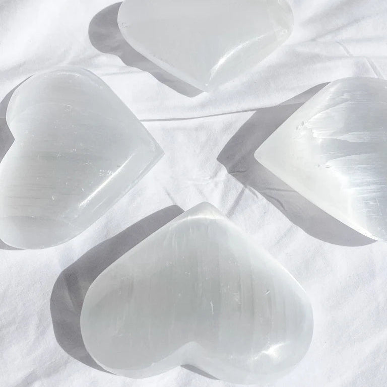 Голямо Сърце от Селенит