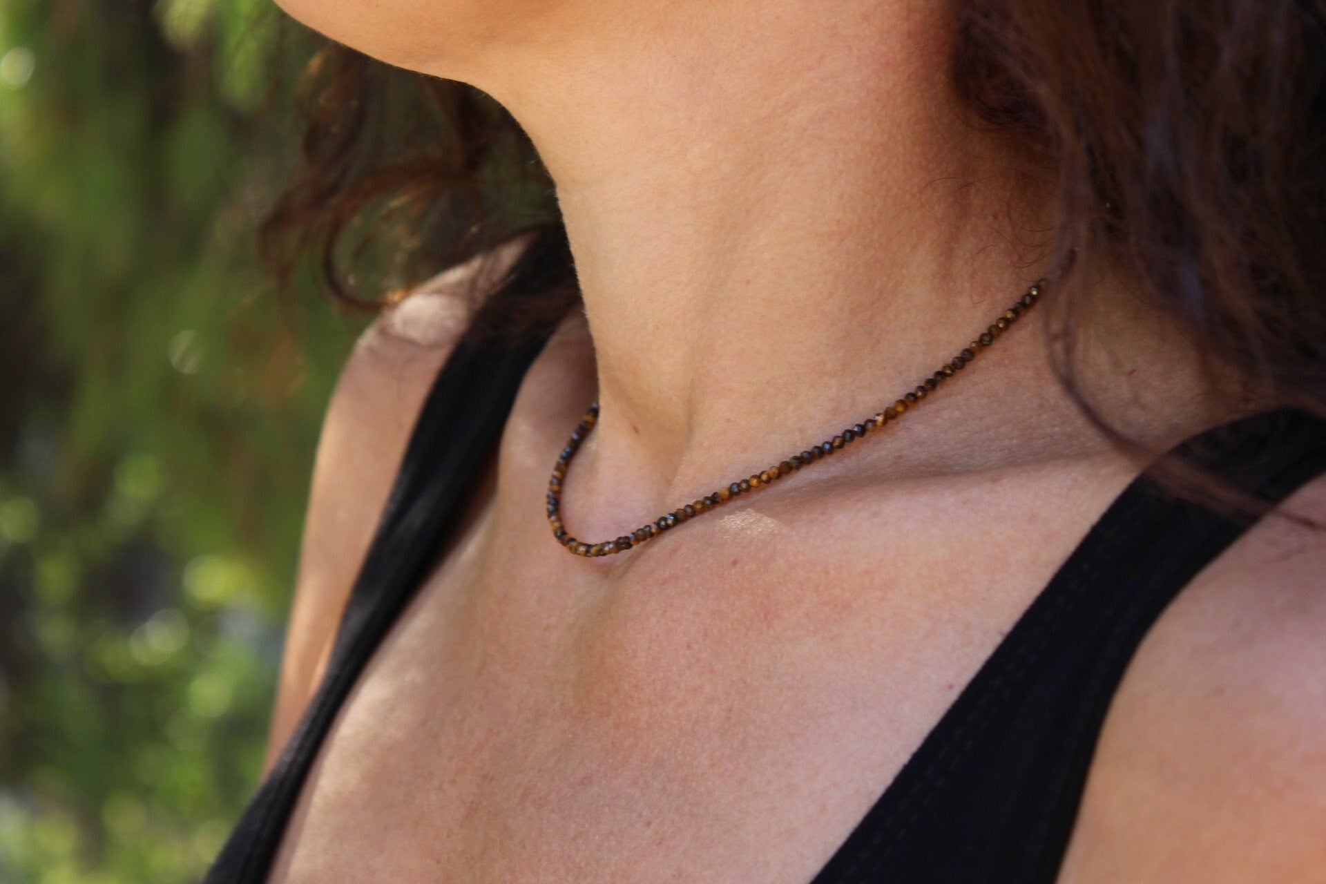 Колие от Тигрово Око за Вътрешна Сила - Crystal Energy