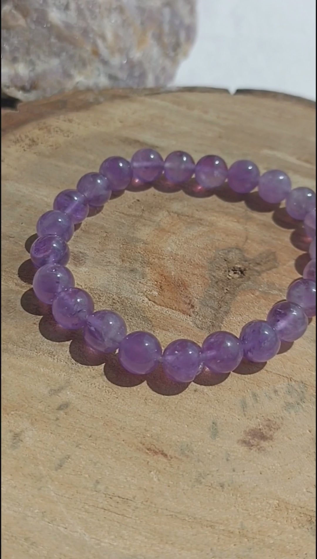 Гривна от Аметист за Повишаване на Интуицията