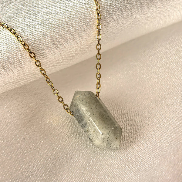 Колие от Лабрадорит - Пробуждане | Gold