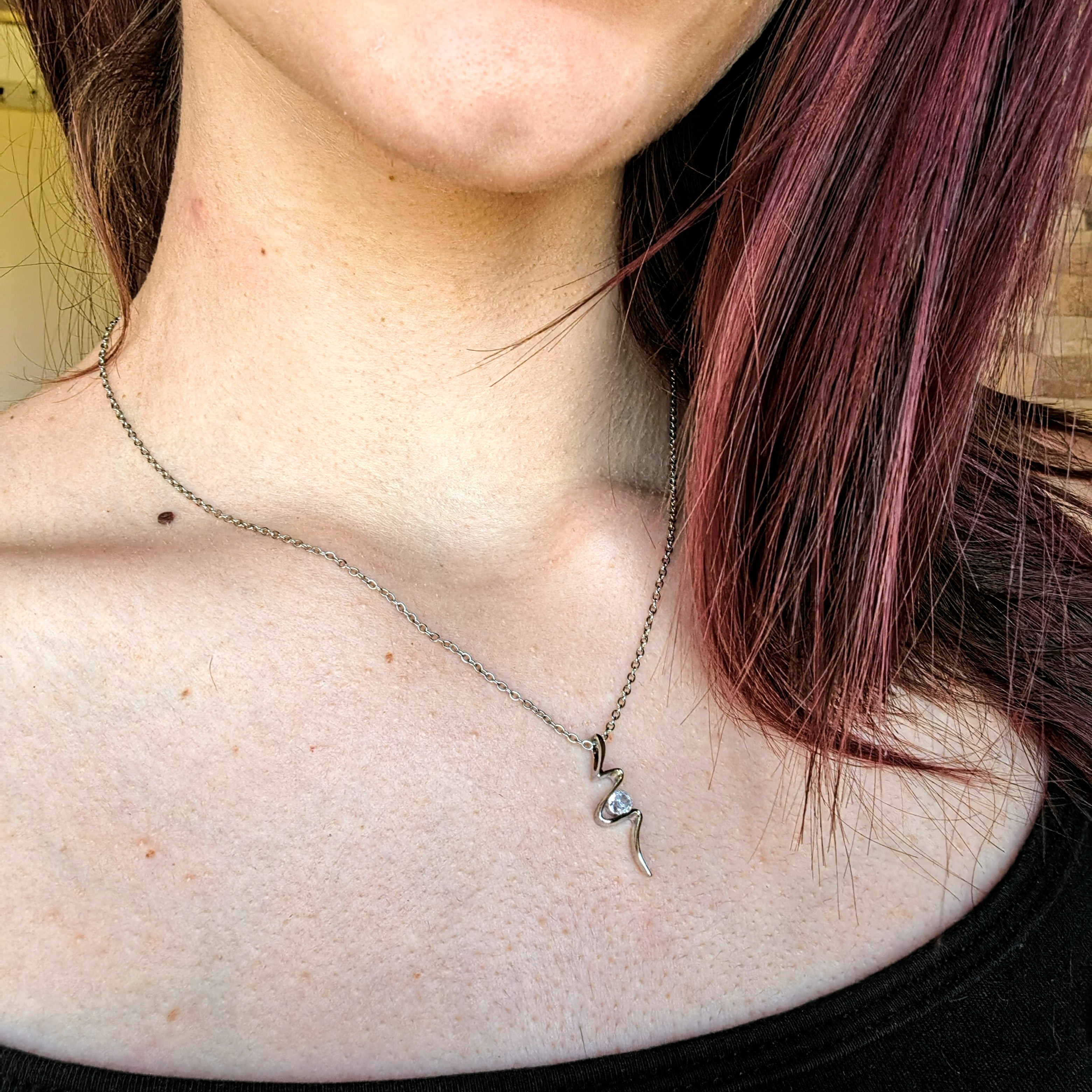 Колие ЗМИЯ от Неръждаема Стомана