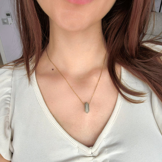 Колие от Лабрадорит - Пробуждане | Gold