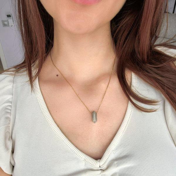 Колие от Лабрадорит - Пробуждане | Gold