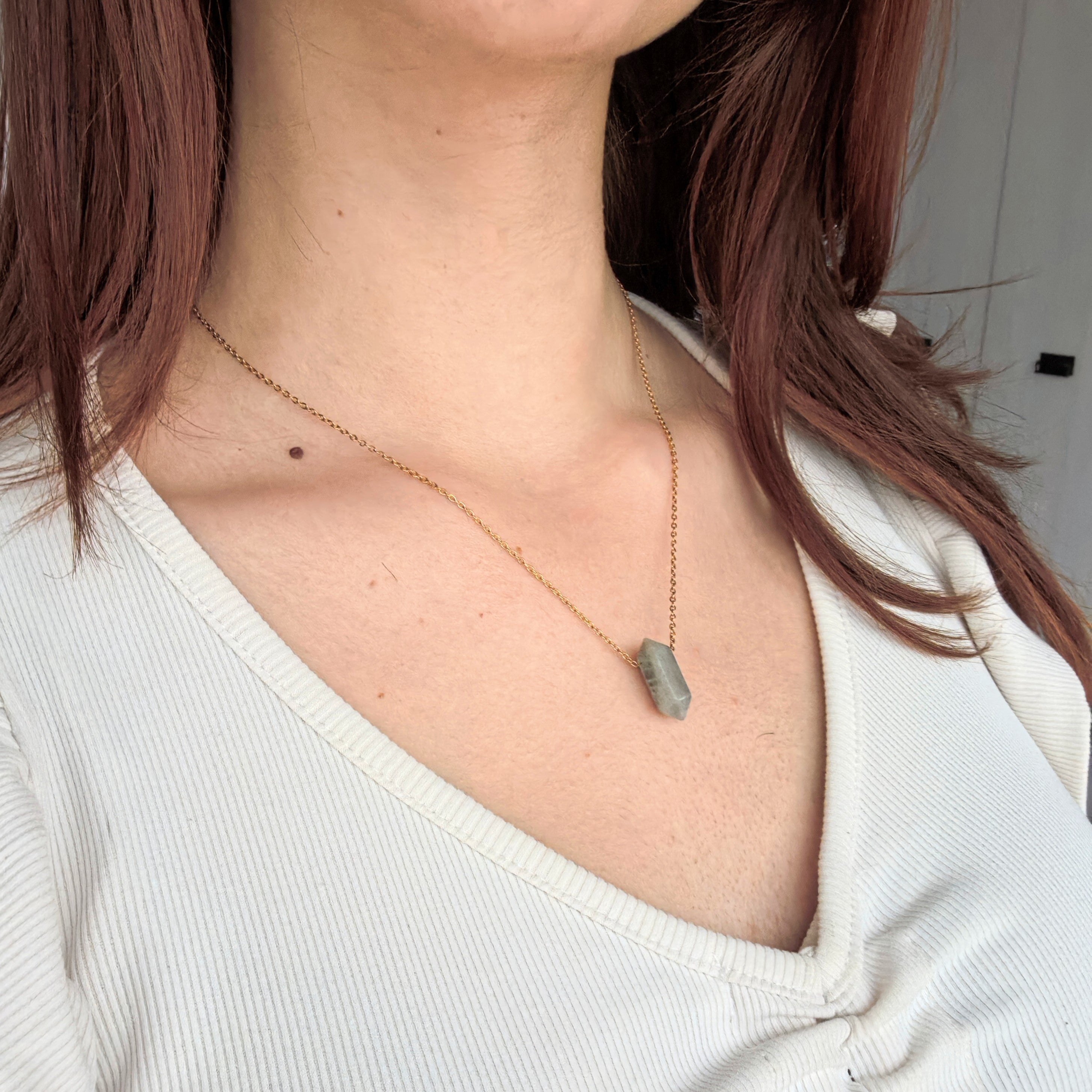 Колие от Лабрадорит - Пробуждане | Gold