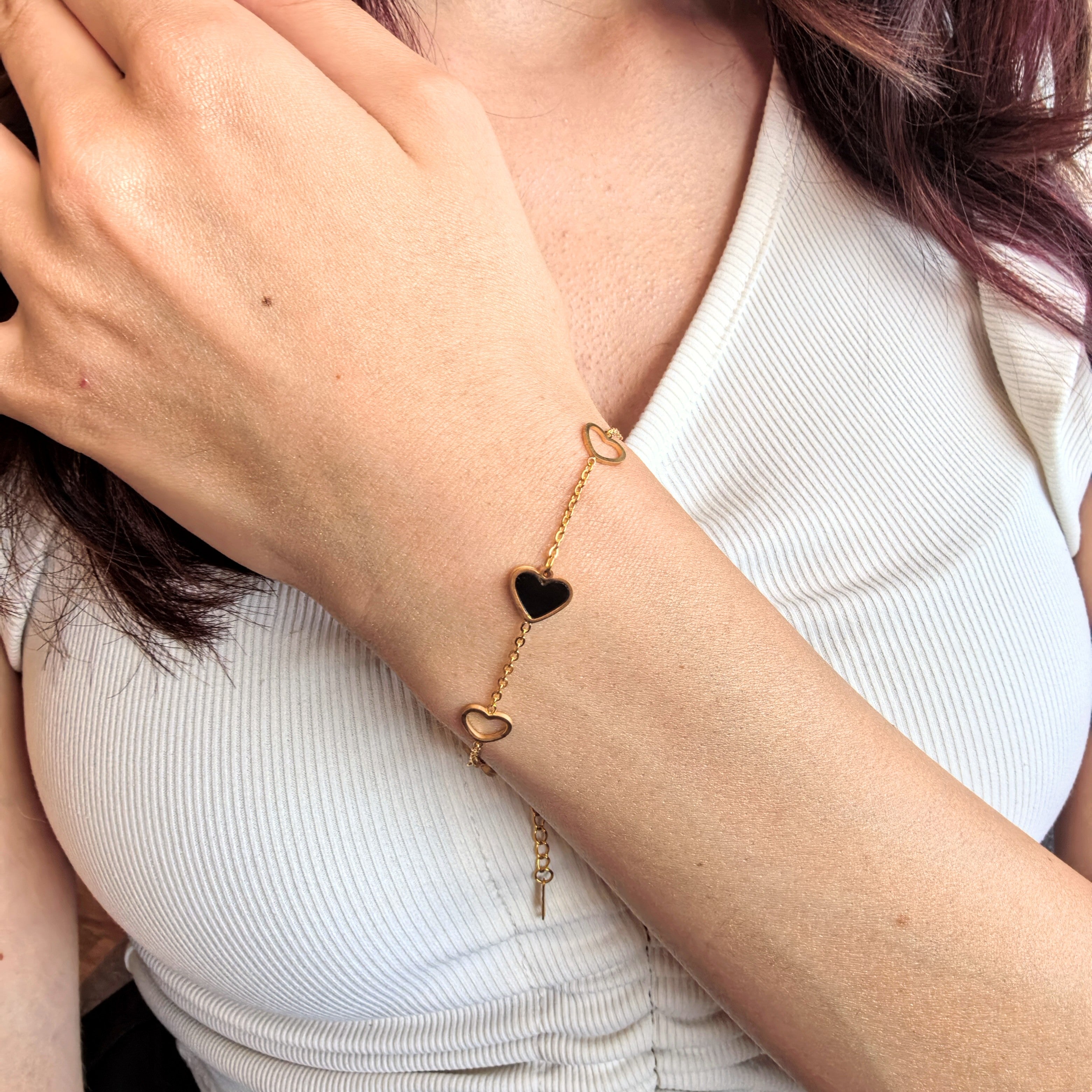 Гривна "Bianca GOLD" от Неръждаема Стомана