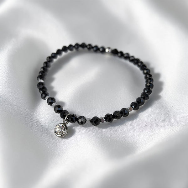 Гривна от Черен Турмалин, Хематит и Цирконии