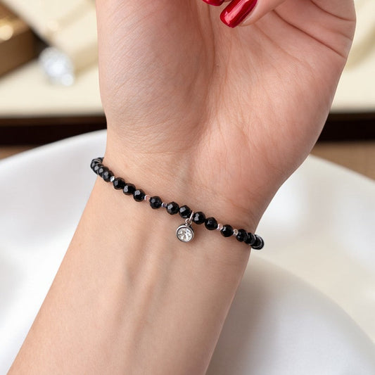 Гривна от Черен Турмалин, Хематит и Цирконии