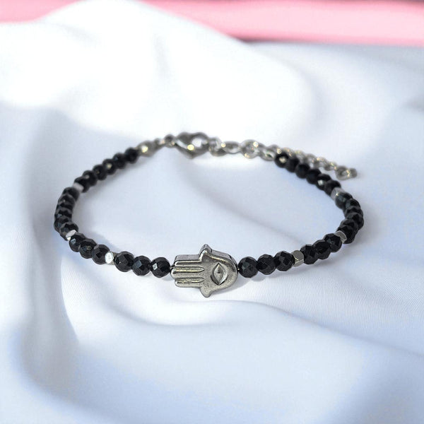 Гривна от Черен Турмалин, Хематит и Ръката на Фатима